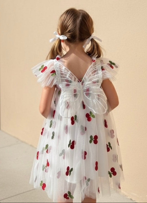 Cherry pop tulle frock